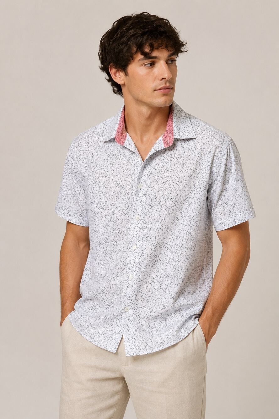 Rue Saint-Patrick Montreal Men’s Short Sleeve Button-Down Shirt – XXL